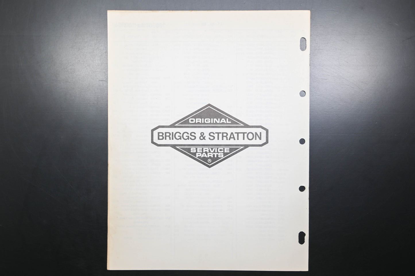 OEM Briggs & Stratton MS-5531-11/78 130900-130999 Parts List