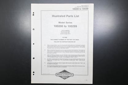OEM Briggs & Stratton MS-4430-1/79 100200-100299 Parts List