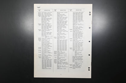 OEM Briggs & Stratton MS-3823-41 Model 6B Parts List