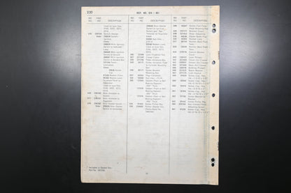 OEM Briggs & Stratton MS-4705-2/79 Model Series 23D Parts List