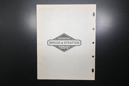 OEM Briggs & Stratton MS-7075-11/78 220700-220799 Parts List