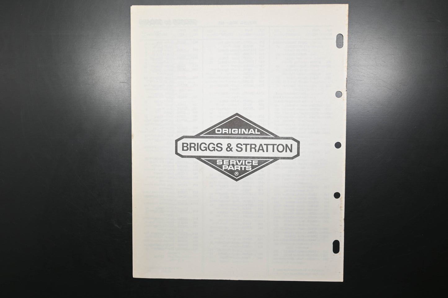 OEM Briggs & Stratton MS-6796-2/79 253400-253499 Parts List