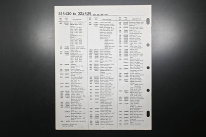 OEM Briggs & Stratton MS-6114-24 325430-325438 Parts List
