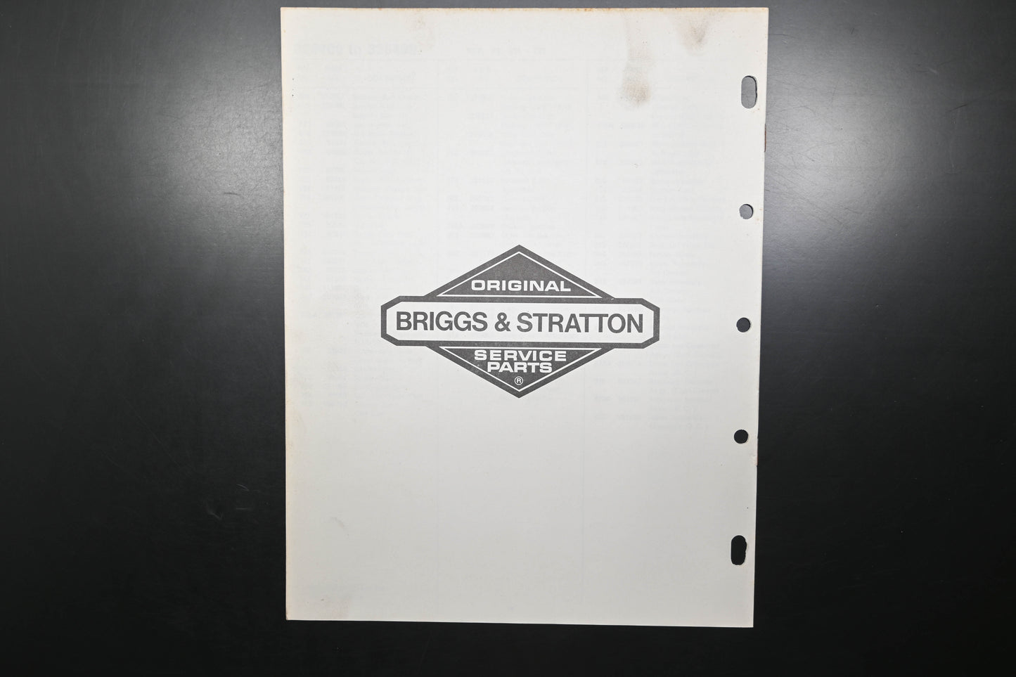 OEM Briggs & Stratton MS-6179-12/78 326400-326499 Parts List