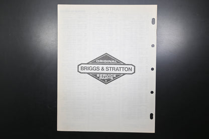 OEM Briggs & Stratton MS-6930-11/78 401400-401499 Parts List