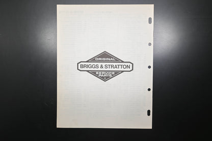 OEM Briggs & Stratton MS-5853-1/79 191700-191799 Parts List