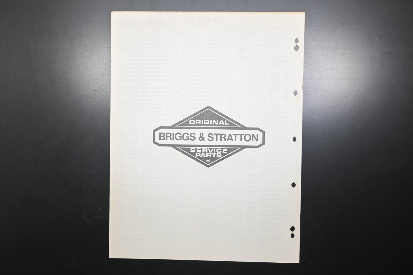 OEM Briggs & Stratton MS-7128-2/79 220400-220499 Parts List