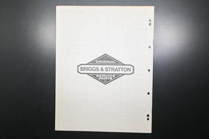 OEM Briggs & Stratton MS-7128-2/79 220400-220499 Parts List
