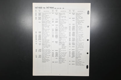 OEM Briggs & Stratton MS-5462-16 147400-147466 Parts List