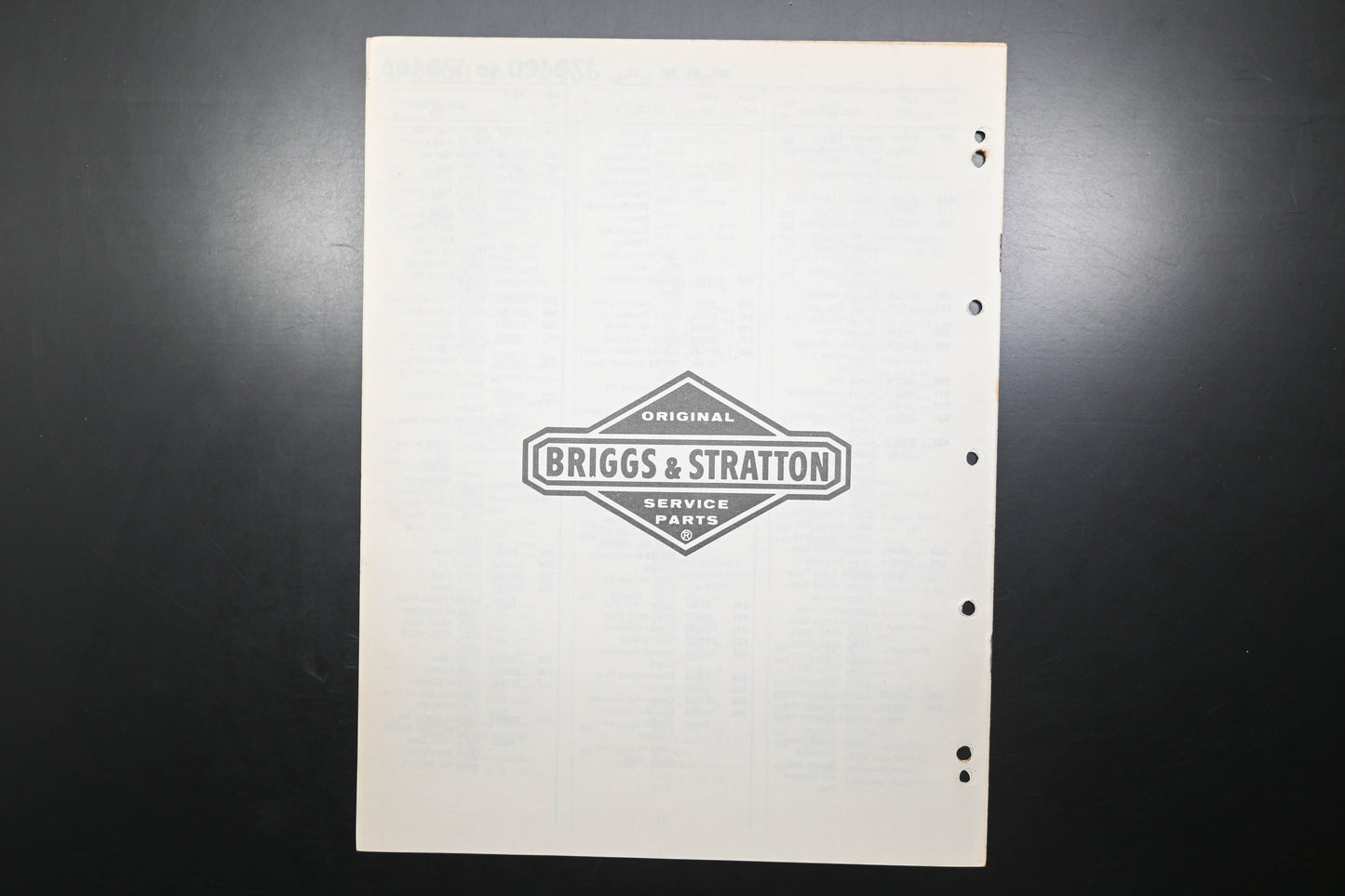 OEM Briggs & Stratton MS-5577-56 170400-170466 Parts List