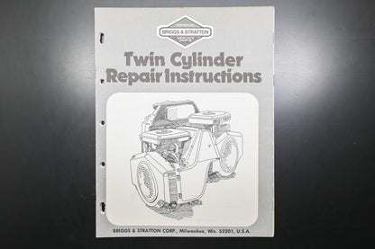 OEM Briggs & Stratton MS-7000-6/78 Twin Cylinder Shop Repair Manual
