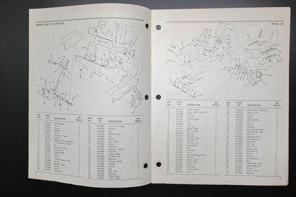 Bolens P3841-1 84 Frame Steer Tractor Model 942 Parts List