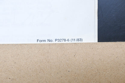 Bolens P3278-6 83 Mower Models 830 831 1130 1136 1134 Parts List