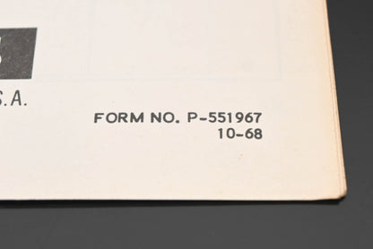 Bolens P-551967 Lawn Keeper Model 914-01 914-02 Parts Catalog