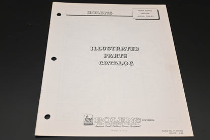 Bolens P-551592 Estate Keeper Model 930-02 Parts Catalog