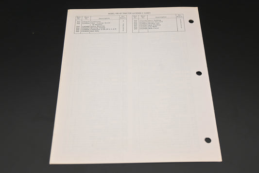 Bolens P-551592 Estate Keeper Model 930-02 Parts Catalog