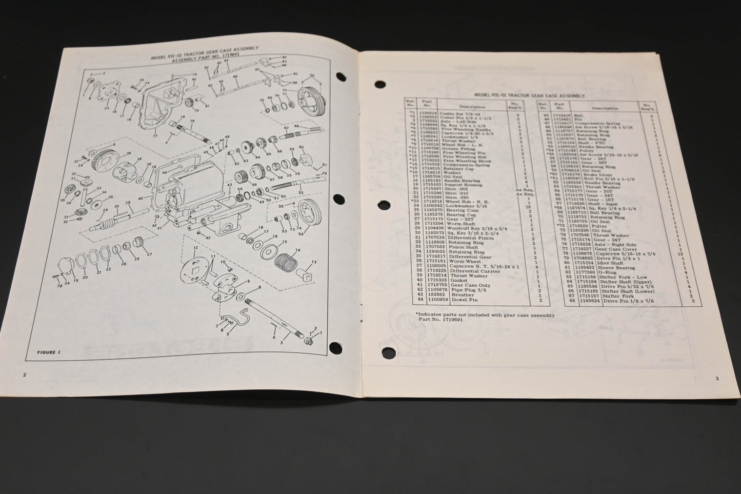 Bolens P-551727-1 Estate Keeper Model 931-01 Parts Catalog