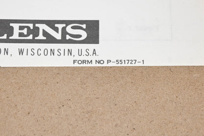 Bolens P-551727-1 Estate Keeper Model 931-01 Parts Catalog