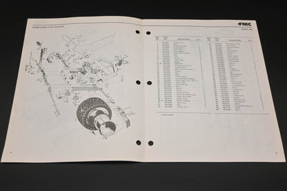 Bolens 553557-2 80 Frame Steer Tractor Model 940 Parts List