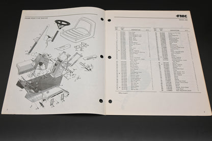 Bolens P3557-3 81 Frame Steer Tractor Model 942 Parts List