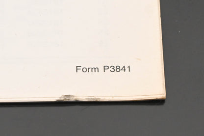 Bolens P3841 Frame Steer Tractor Model 942 Parts List