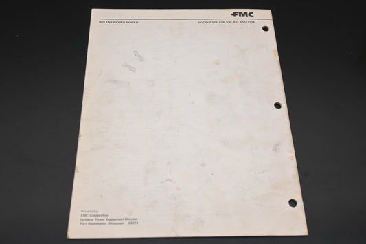 Bolens P553278-2 80 Riding Mower Models 528 628 830 831 1134 Parts List