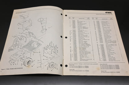 Bolens P553278-2 80 Riding Mower Models 528 628 830 831 1134 Parts List