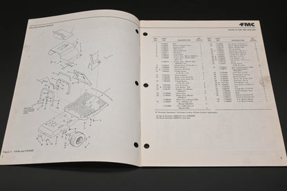 Bolens P5538278-1 79 Riding Mower Models 528 830 831 Parts Catalog