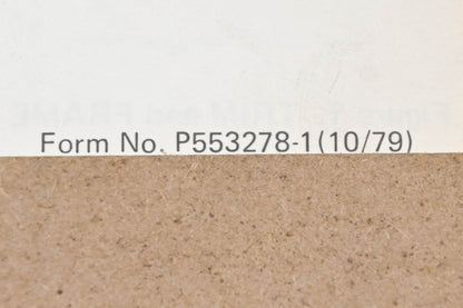 Bolens P5538278-1 79 Riding Mower Models 528 830 831 Parts Catalog