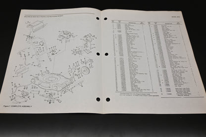 Bolens 3853-1 83 Eliminator Plus 21" Mower Model 8643 Parts List