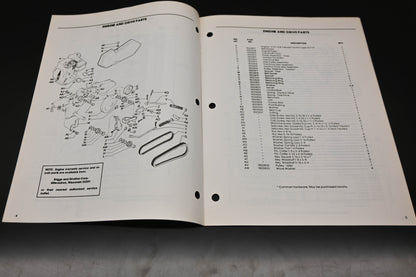 Bolens P3863 Tiller Model 2162 Parts List