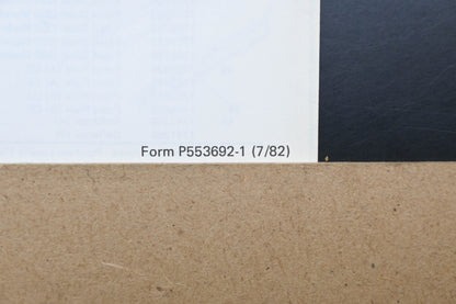 Bolens P553692-1 82 Mini Snow Thrower Models 225 350 500 Parts List