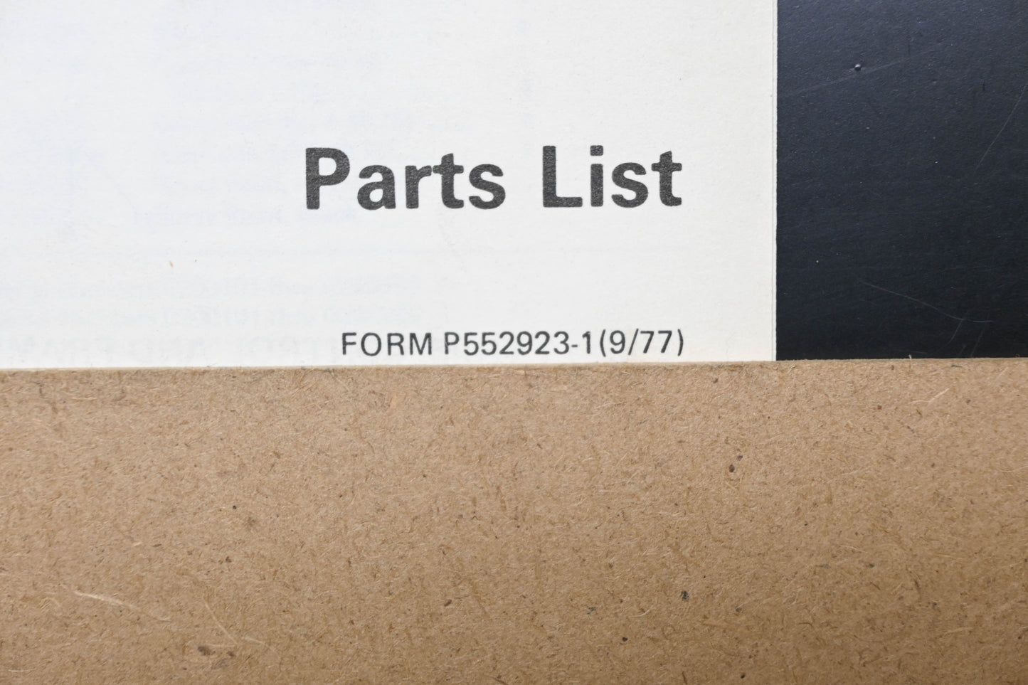 Bolens P552923-1 77 Snow Thrower Model 524 Parts List