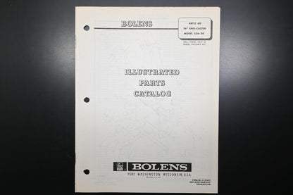 Bolens P-551815 Arctic 60 Sno-Caster Models 536-05 Parts Catalog