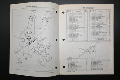 Bolens P-551815 Arctic 60 Sno-Caster Models 536-05 Parts Catalog