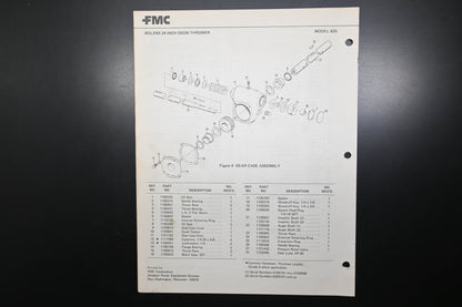 Bolens P552967-1 77 Snow Thrower Model 625 Parts List