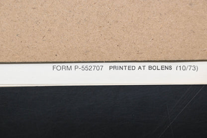 Bolens P-552707 73 Snow Thrower Model 726 Parts List