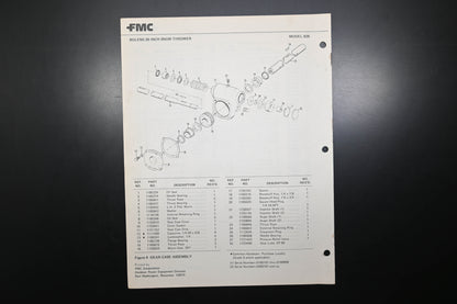 Bolens P552968 77 Snow Thrower Model 826 Parts List