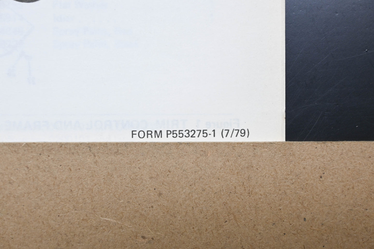 Bolens P553275-1 79 Snow Thrower Model 1032 Parts List