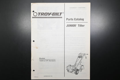 Troy-Bilt 1901512 Junior Tiller Model 15006 Parts Catalog