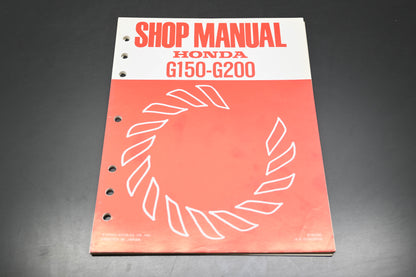 OEM Honda 6188300 G150 G250 Engine Shop Repair Manual