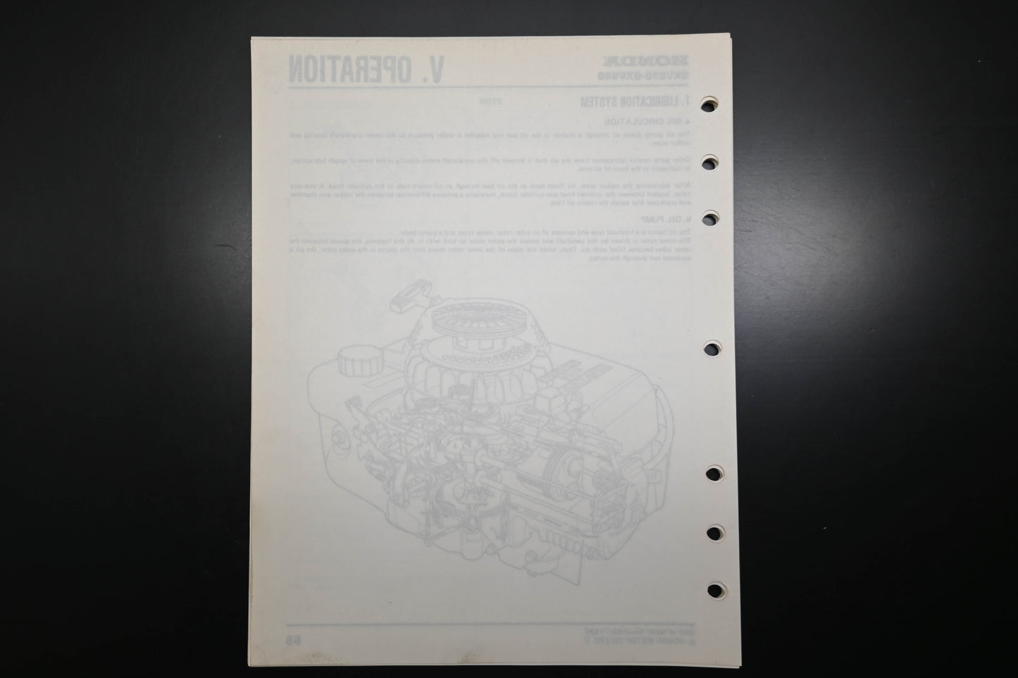 OEM Honda 61ZE801 GXV270 GXV340 Engine Shop Repair Manual