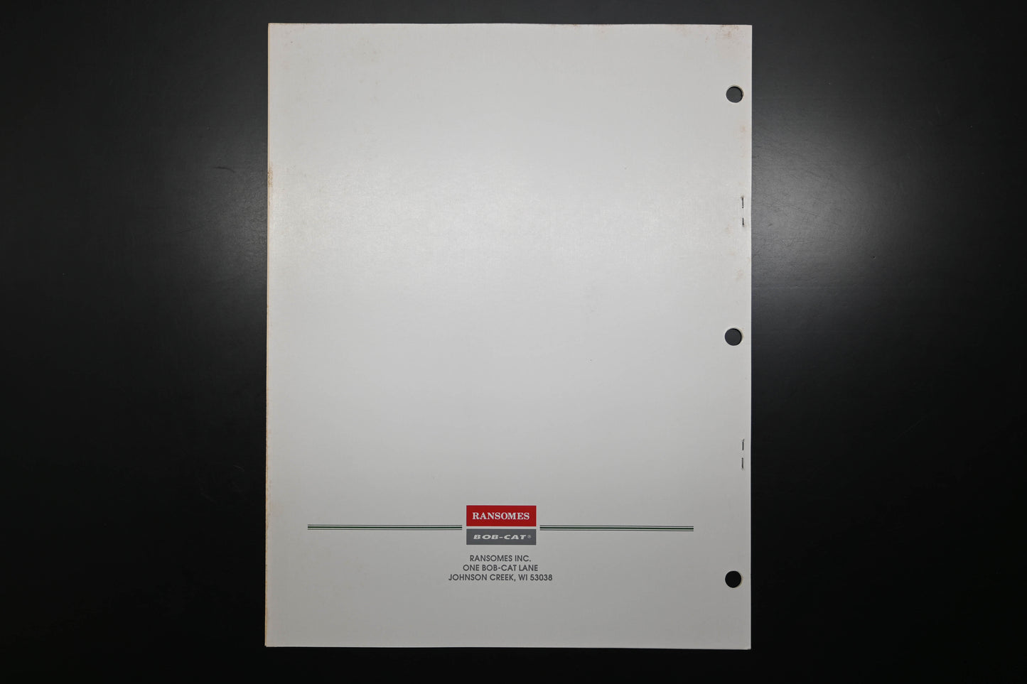 Bob-Cat 128149 XD4830 Cutter Deck Parts List