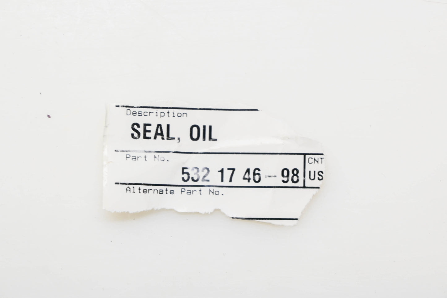 New OEM Husqvarna 532 17 46-98, 532174698 Oil Seal NOS