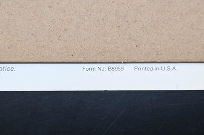 Bunton B8959 21" Push Mower Instruction Manual