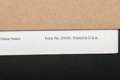 Goodall G9106 36" - 52" Self Propelled Mower Parts Manual