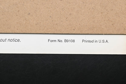 Bunton B9108 36" - 61" Self Propelled Mower Parts Manual