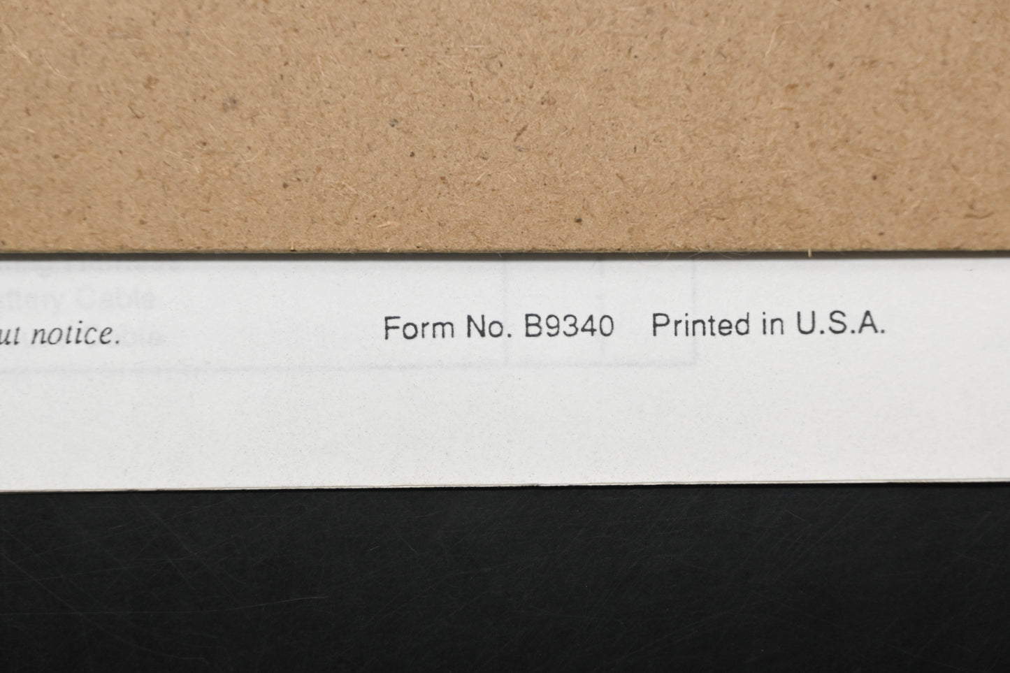 Bunton B9340 Zero Turn Mower & Deck Operator's Manual