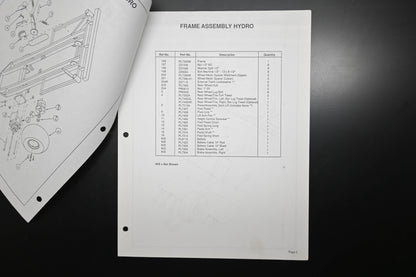 Bunton B9346 Commercial Zero Turn Mower Parts Manual