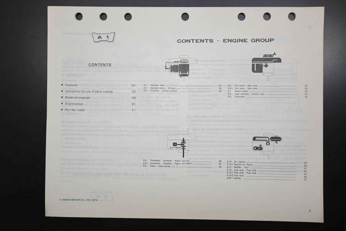 OEM Honda 148881E1 GV150 GV150K1 Engine Parts Catalog